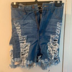 Fashion Nova Ripped shorts